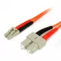 StarTech.com cavo fibra ottica 2 m – multimodale duplex 62.5/125 patch cord fibra ottica LSZH – LC/SC