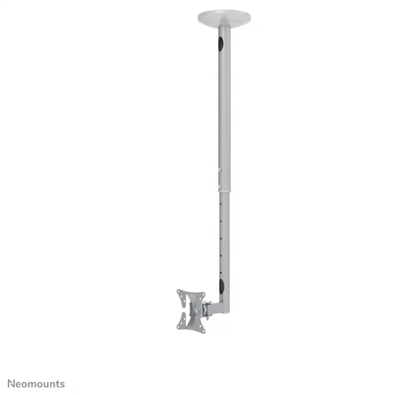 Neomounts FPMA-C050SILVER supporto da soffitto per monitor/TV 10-30 pollici - H 60-85 cm