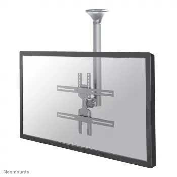 Neomounts FPMA-C400SILVER supporto da soffitto per monitor/TV 32–60 pollici – H 64–104 cm