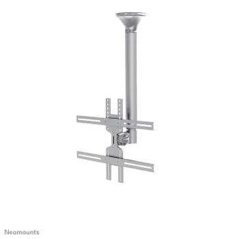 Neomounts FPMA-C400SILVER supporto da soffitto per monitor/TV 32–60 pollici – H 64–104 cm