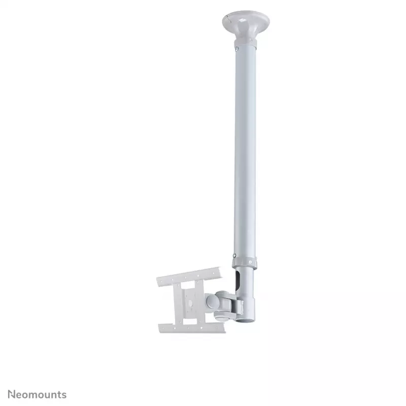 Neomounts FPMA-C100SILVER supporto da soffitto per monitor/TV 10-30 pollici - h 79-129 cm