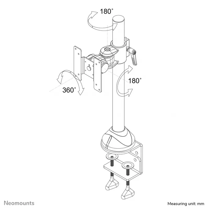Neomounts FPMA-D965 supporto per monitor 10-30 pollici