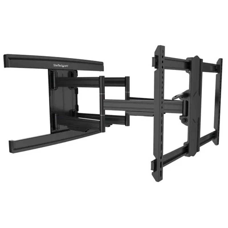 StarTech.com supporto da parete per TV supporta display VESA fino a 100 pollici - supporto da parete per TV piatto e completamente orientabile per display di grandi dimensioni - supporto a braccio articolato regolabile in inclinazione/rotazione heavy duty
