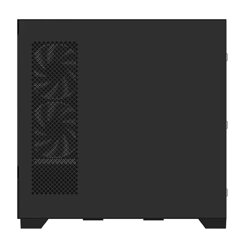 Case per PC GIGABYTE C201 PANORAMIC – Mid Tower, m-ATX, supporto radiatore 360 mm, 3 ventole preinstallate, USB 3.0, supporto RGB Fusion