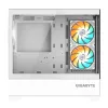Case per PC GIGABYTE C201 PANORAMIC ICE – Mid Tower, m-ATX, supporto radiatore 360 mm, 3 ventole preinstallate, USB 3.0, supporto RGB Fusion