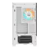 Case per PC GIGABYTE C201 PANORAMIC ICE – Mid Tower, m-ATX, supporto radiatore 360 mm, 3 ventole preinstallate, USB 3.0, supporto RGB Fusion