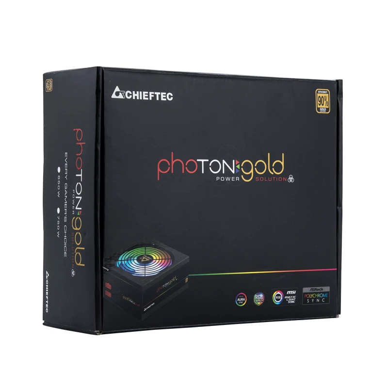 Alimentatore Chieftec Photon GOLD 750 W 20+4-Pin ATX PS/2 nero