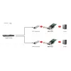 Scheda di rete Gigabit Fiber PCIe LevelOne, PCIe 4X, 2 x SFP