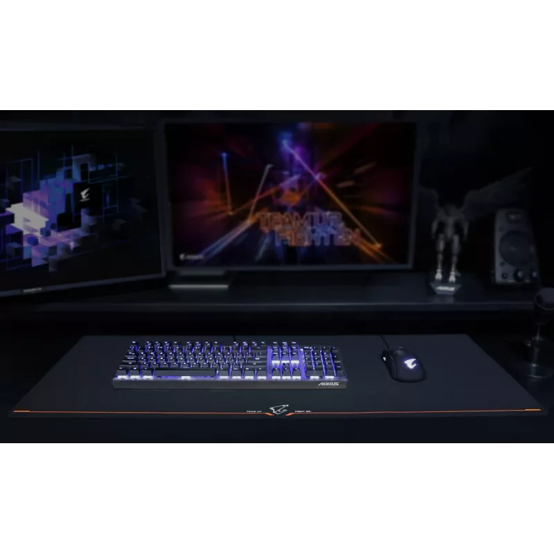 Tappetino per mouse da gaming GIGABYTE AMP900 nero, arancione