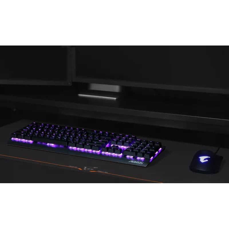 Tappetino per mouse da gaming GIGABYTE AMP900 nero, arancione