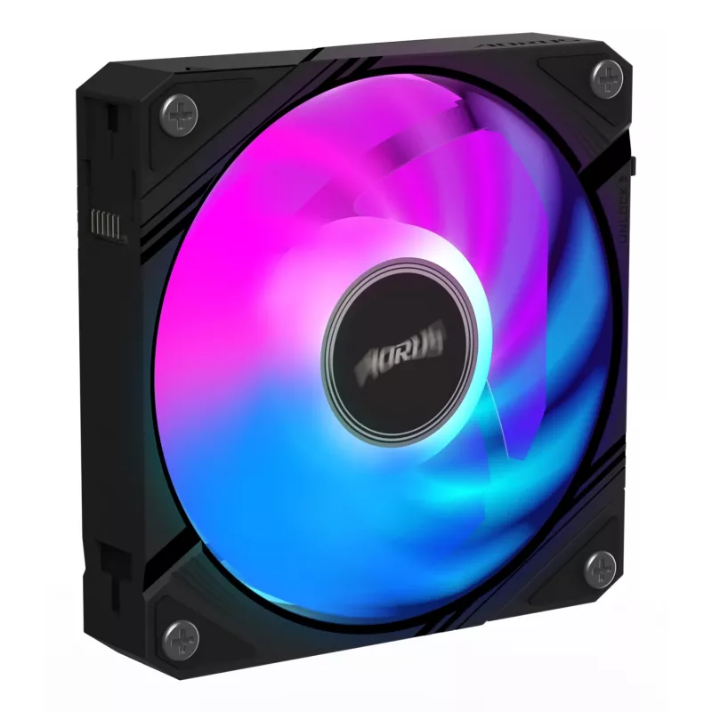 Gigabyte AORUS EZ CHAIN FAN 120 ventola per case, 120 mm, nero, GP-ECFAN1201