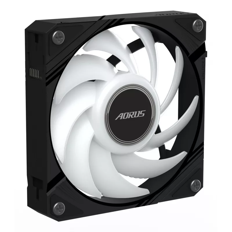 Gigabyte AORUS EZ CHAIN FAN 120 ventola per case, 120 mm, nero, GP-ECFAN1201