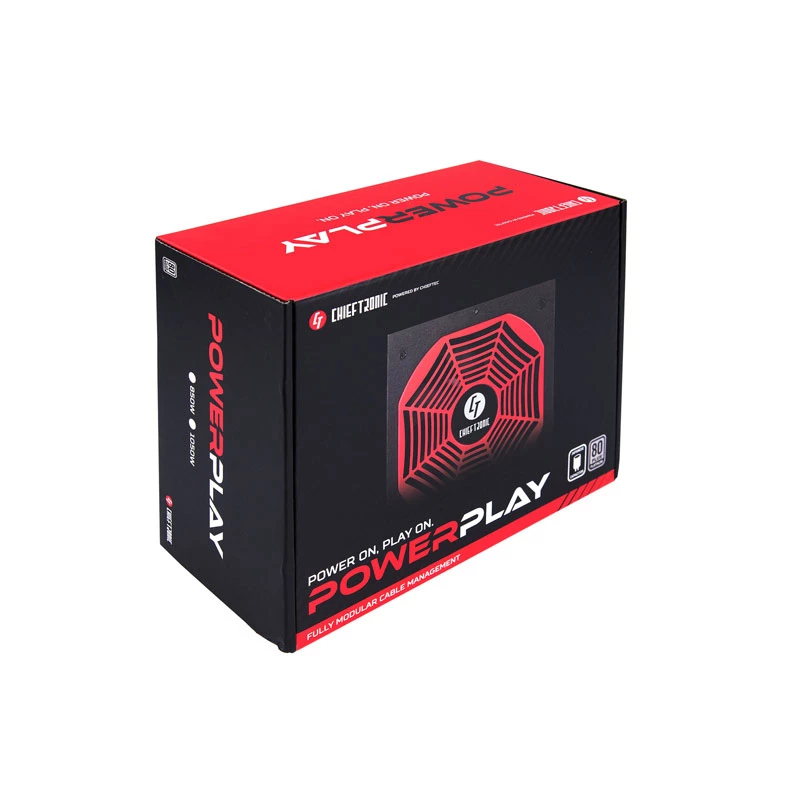 Alimentatore Chieftec PowerPlay 850 W 20+4-Pin ATX PS/2 nero, rosso