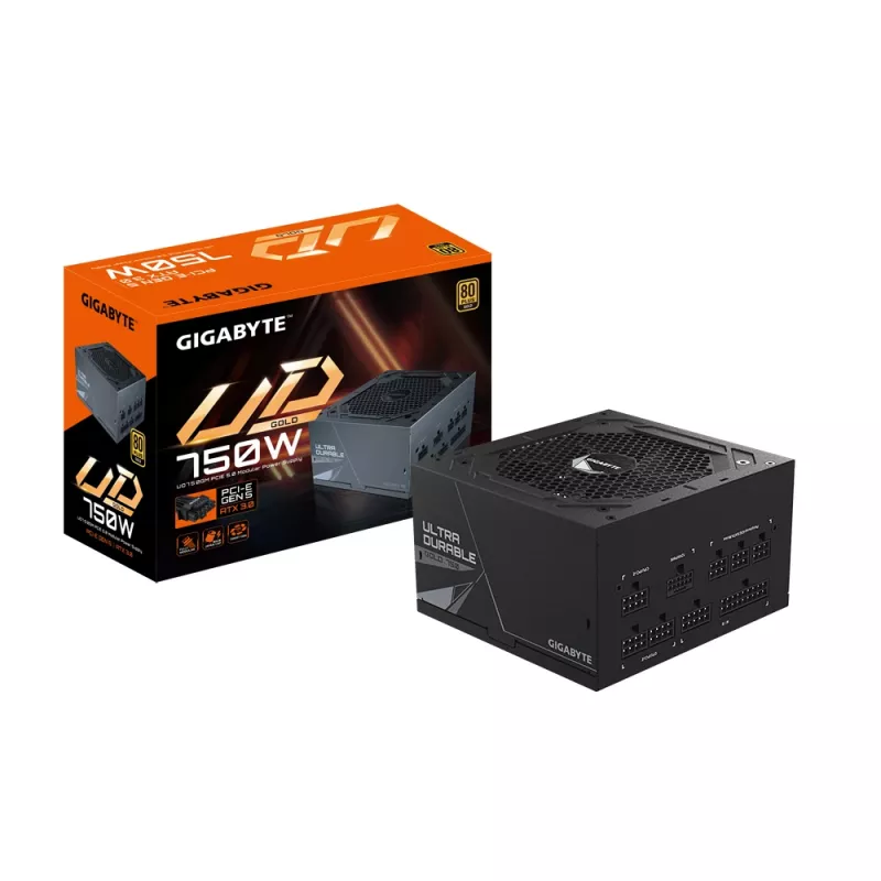 Alimentatore GIGABYTE UD750GM PG5 750 W 20+4 Pin ATX ATX nero