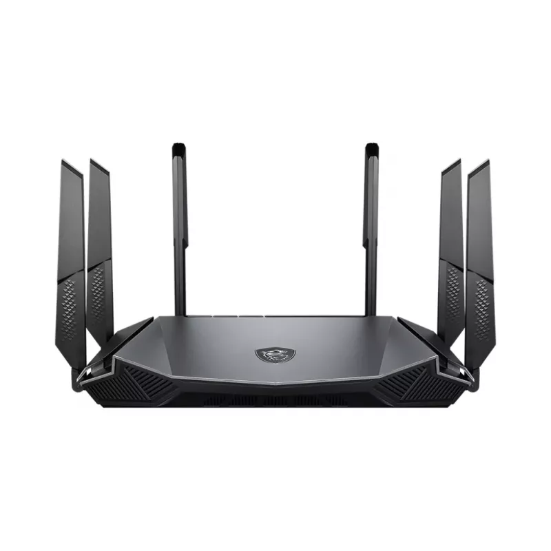 Router WLAN MSI RadiX AX6600 WiFi 6 Tri-Band Gigabit Ethernet Tri-Band (2,4 GHz / 5 GHz / 5 GHz) nero