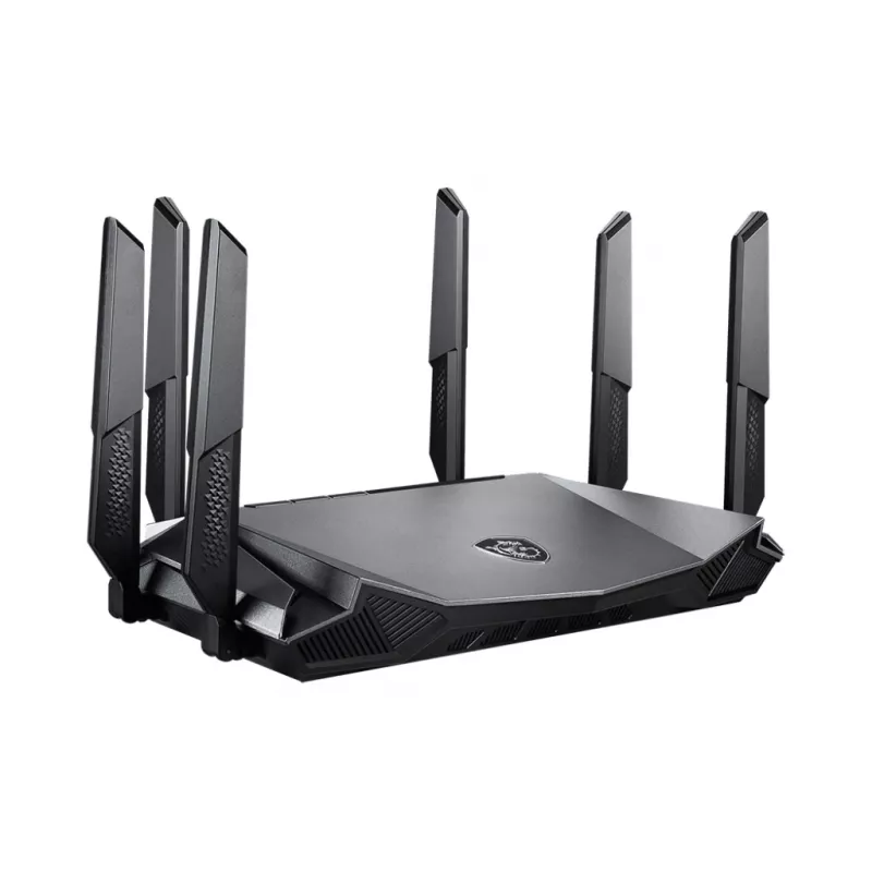 Router WLAN MSI RadiX AX6600 WiFi 6 Tri-Band Gigabit Ethernet Tri-Band (2,4 GHz / 5 GHz / 5 GHz) nero