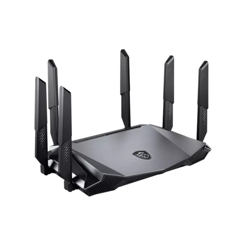 Router WLAN MSI RadiX AX6600 WiFi 6 Tri-Band Gigabit Ethernet Tri-Band (2,4 GHz / 5 GHz / 5 GHz) nero