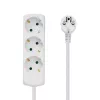Prolunga elettrica Microconnect GRU003W 1,8 m 3 prese AC per interni bianco
