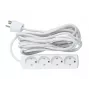 Prolunga elettrica Microconnect GRU00450WDK 5 m 4 uscite AC per interni bianco