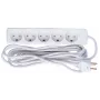 Prolunga elettrica Microconnect GRU0055WDK 5m 5 prese AC per interni bianco