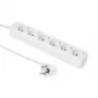 Ciabatta elettrica Microconnect GRU00615W 1,5 m 6 prese di rete bianco