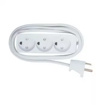 Microconnect GRU035WDK prolunga elettrica 5 m 3 uscite AC per interni bianco