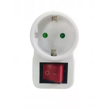 Microconnect GRUTIMER2 protezione da sovratensione bianco 1 uscita AC 230 V