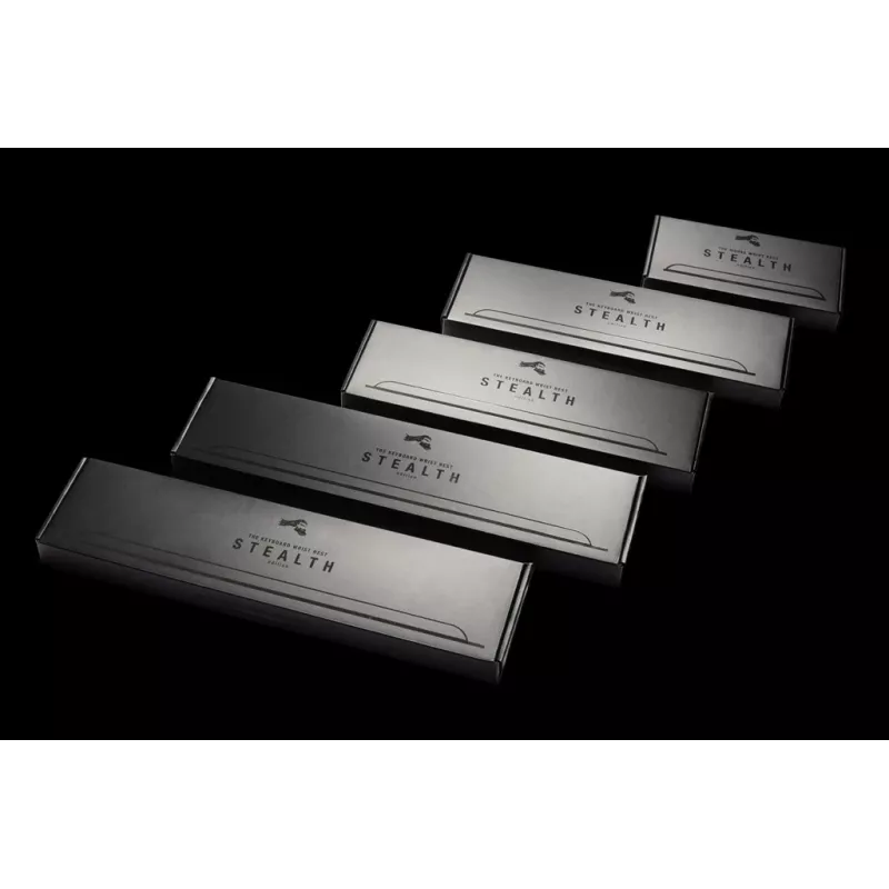 Poggiapolsi GLORIOUS GSW-100-STEALTH — schiuma, nero, 430×100×13 mm