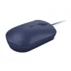 Mouse ottico cablato USB-C Lenovo GY51D20878, ambidestro, 2400 DPI, 4 tasti, blu