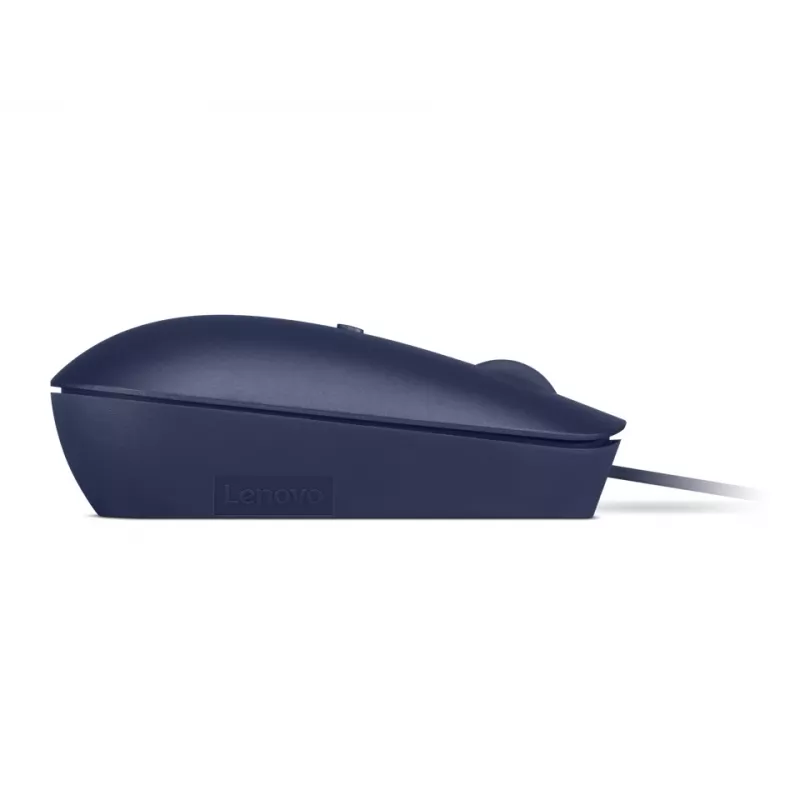 Mouse ottico cablato USB-C Lenovo GY51D20878, ambidestro, 2400 DPI, 4 tasti, blu