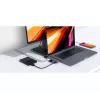 HUB HYPER HD28C USB 3.2 Gen 1 Type-C grigio MicroSD SD HDMI Thunderbolt 3