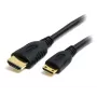 StarTech.com Cavo Mini-HDMI a HDMI con Ethernet 1m – Cavo adattatore Mini-HDMI a HDMI High Speed 4K 30Hz – Dispositivo Mini-HDMI Type-C a monitor/display HDMI – Cavo convertitore video resistente