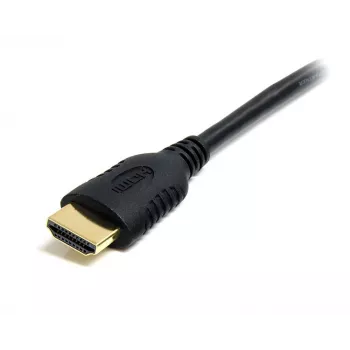 StarTech.com Cavo Mini-HDMI a HDMI con Ethernet 1m – Cavo adattatore Mini-HDMI a HDMI High Speed 4K 30Hz – Dispositivo Mini-HDMI Type-C a monitor/display HDMI – Cavo convertitore video resistente