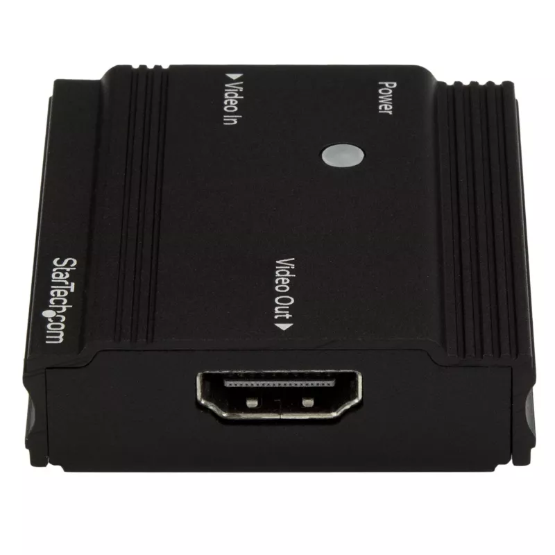 StarTech.com Amplificatore di segnale HDMI - Extender HDMI - 4K 60Hz, 3840 x 2160 pixel, ripetitore AV, 35 m, nero, HDCP