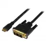 StarTech.com HDCDVIMM1M 1 m cavo da Mini HDMI a DVI-D, Mini HDMI Tipo C (19 pin) maschio a DVI-D maschio, schermato, nero
