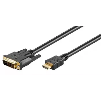 Microconnect HDM191813 Cavo adattatore video 3 m HDMI DVI-D nero