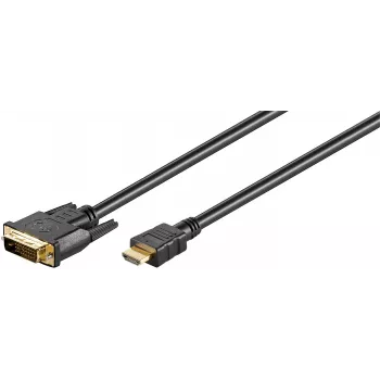 Adattatore cavo video Microconnect HDM192411.8 1,8 m DVI-D HDMI Type-A (standard) nero