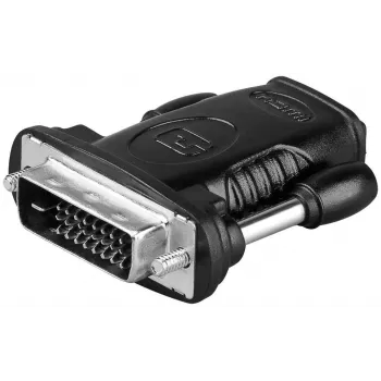 Adattatore cavo Microconnect HDM19F24 HDMI Type-A su DVI-D Dual Link (24+1 pin) nero