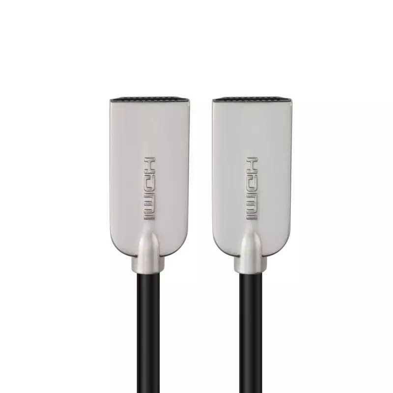 Microconnect HDMISUPERSLIM1M cavo HDMI 1 m HDMI Type-A (Standard) nero, metallizzato