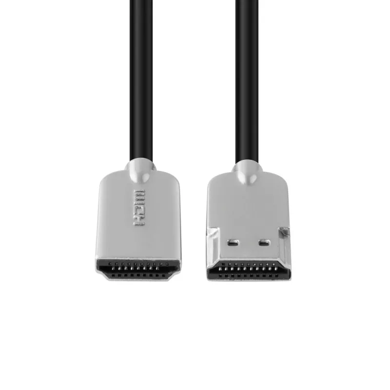 Microconnect HDMISUPERSLIM1M cavo HDMI 1 m HDMI Type-A (Standard) nero, metallizzato