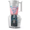 Frullatore da tavolo Philips HR2041/00 — 450 W, contenitore in plastica da 1,9 L, lame in acciaio inox, bianco