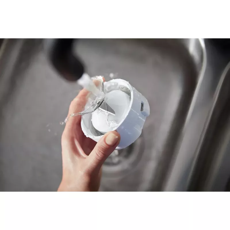 Frullatore da tavolo Philips HR2041/00 — 450 W, contenitore in plastica da 1,9 L, lame in acciaio inox, bianco