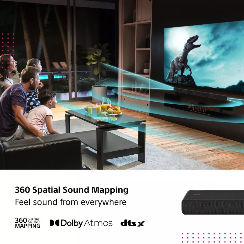 Soundbar Sony HT-A3000 nero 3.1 canali 250 W
