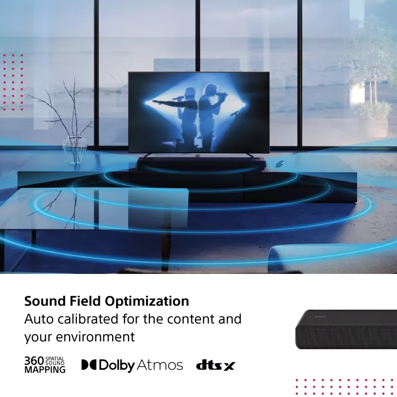 Soundbar Sony HT-A3000 nero 3.1 canali 250 W
