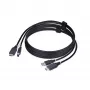Cavo KVM StarTech.com HDMI e USB 5 Gbit/s 1,8 m, 4K 60Hz, HDMI 2.0 e USB combo per switch KVM