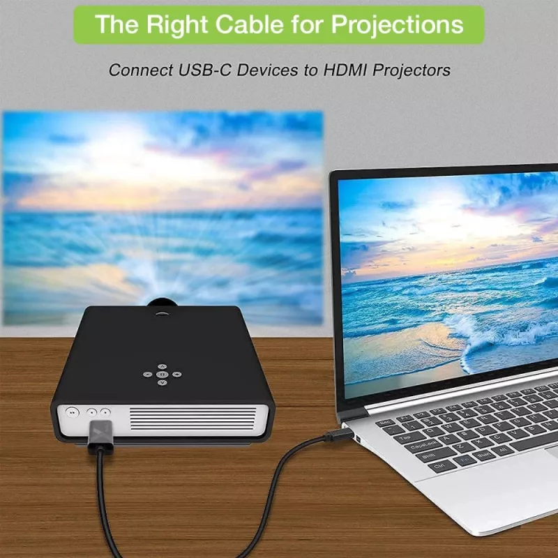 Techly Cavo adattatore USB-C maschio a HDMI 2.0 4K maschio 2 m nero