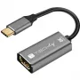 Adattatore grafico USB Techly IADAP-USBC-HDMI8 7680 x 4320 pixel nero, argento