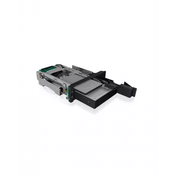 ICY BOX IB-173SSK telaio estraibile doppio per 1x 2,5 e 1x 3,5 dischi SATA/SAS