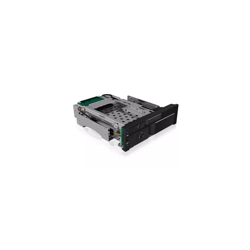 ICY BOX IB-173SSK telaio estraibile doppio per 1x 2,5 e 1x 3,5 dischi SATA/SAS