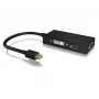 ICY BOX IB-AC1032 Mini DisplayPort DVI-D + VGA (D-Sub) + HDMI nero